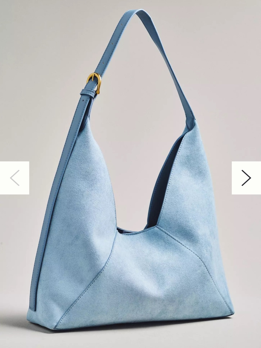 Anthropologie faux suede tote